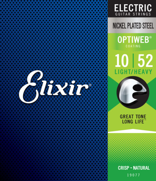 Elixir 19077 Optiweb Nickel Plated Steel 010-052