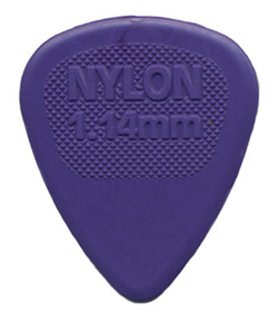 Dunlop 443R1.14 Nylon Midi Purple 1.14mm