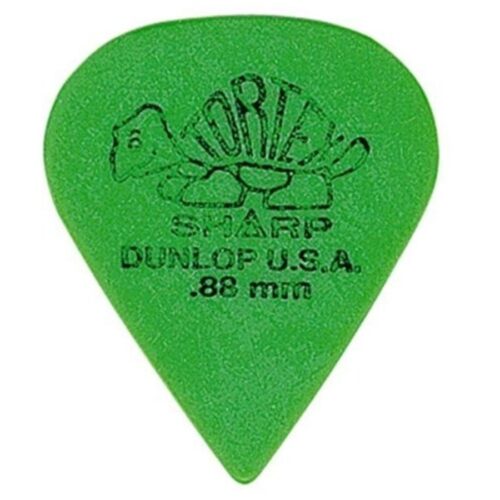 Dunlop 412R.88 Tortex Sharp Green .88mm Bag/72