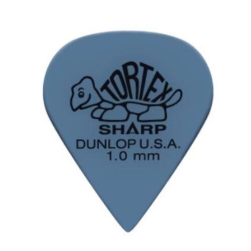 Dunlop 412R1.0 Tortex Sharp Blue 1.0mm Bag/72