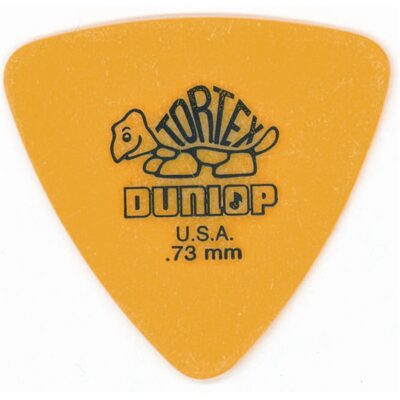 Dunlop 431R Tortex Triangle Yellow .73