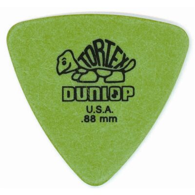 Dunlop 431R Tortex Triangle Green .88
