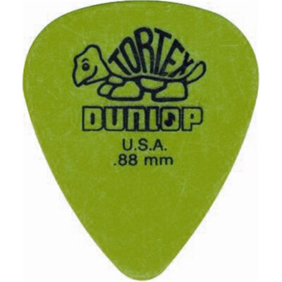 Dunlop 418R Tortex Standard Green .88