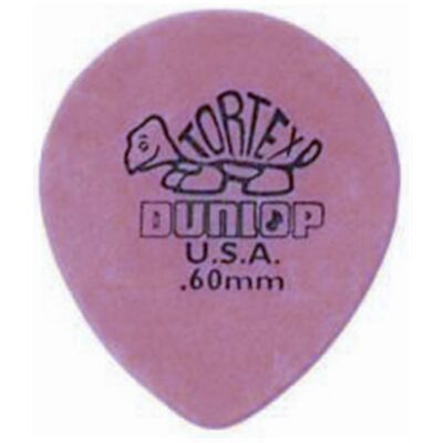 Dunlop 413R Tortex Tear Drop Orange .60