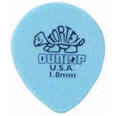 Dunlop 413R Tortex Tear Drop Blue 1.0
