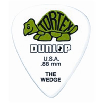 Dunlop 424P Tortex Wedge Green .88