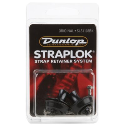Dunlop SLS1103BK Straplok Original Strap Retainer System