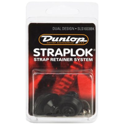 Dunlop SLS1033BK Straplok Dual Design Strap Retainer System