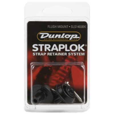 Dunlop SLS1403BK Straplok Flush Mount Strap Retainer System