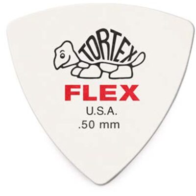 Dunlop 456P.50 Tortex Flex Triangle .50 mm Pack/12