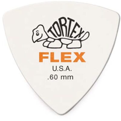 Dunlop 456P.60 Tortex Flex Triangle .60 mm Pack/12