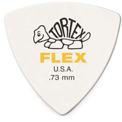 Dunlop 456P.73 Tortex Flex Triangle .73 mm Pack/12