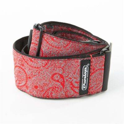Dunlop D6711 Tracolla Jacquard Paisley Red