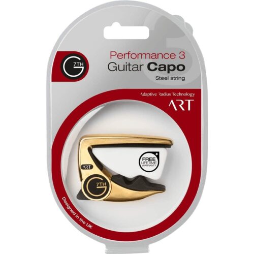 G7TH Performance 3 ART 6 String 18kt Gold Plated Capo