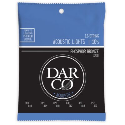 Darco D200 Darco Acoustic Light 12-Strings Phosphor Bronze 10-47