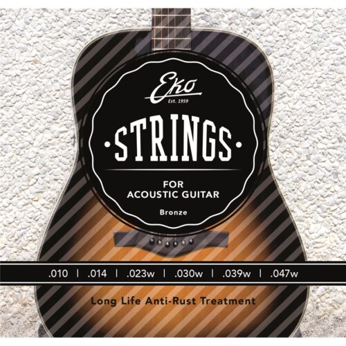 Eko Guitars Corde Chitarra Acustica Bronze 10-47 Light Set/6