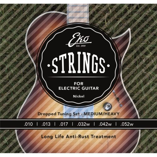 Eko Guitars Corde Chitarra Elettrica 10-52 Light Top Heavy Bottom Set/6
