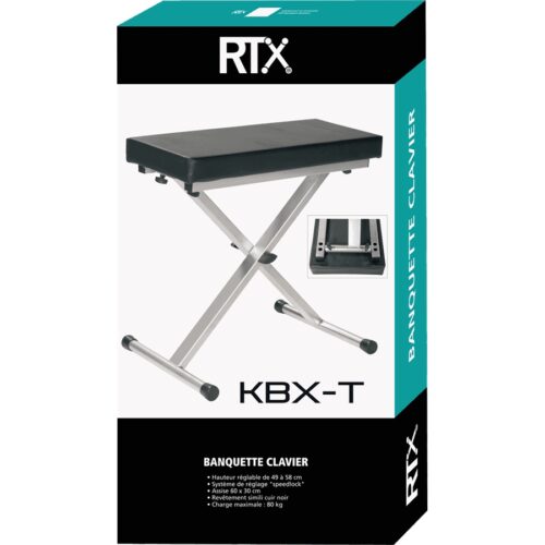 RTX KBX-T Sgabello per Tastiera regolazione Speedlock Titanio