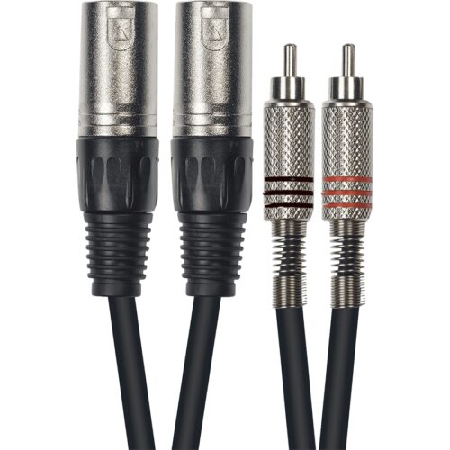 Yellow Cable K09-3 Cavo Segnale 2x RCA maschio/2x XLR Maschio 3 m