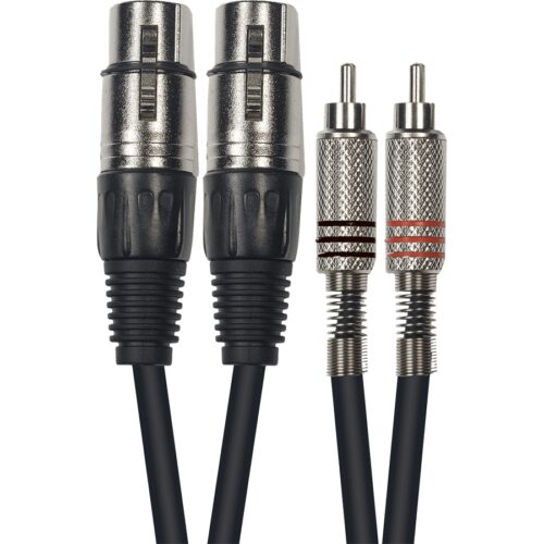 Yellow Cable K10-3 Cavo Segnale 2x RCA maschio/2x XLR Femmina 3 m