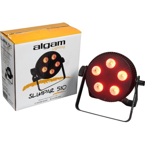 Algam Lighting SLIMPAR-510-HEX Proiettore Par LED 5 x 10W RGBWAU
