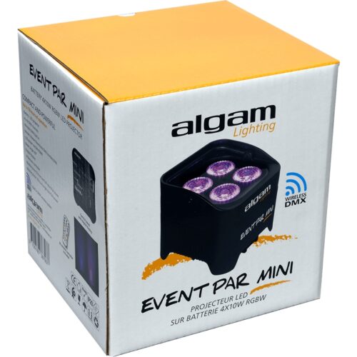 Algam Lighting EVENTPAR-MINI Proiettore Par LED a Batteria DMX