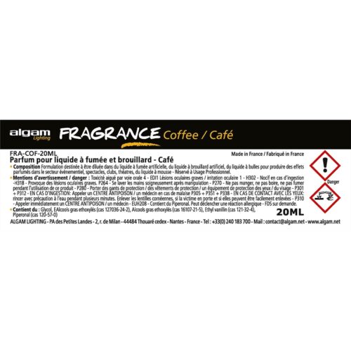Algam Lighting FRA-COF-20ML Profumo per Liquido del Fumo 20ml Caffè