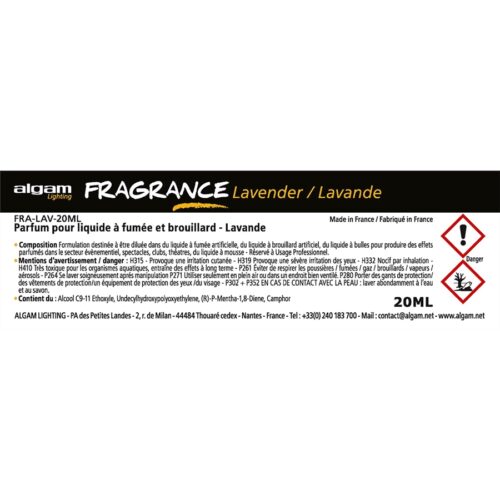Algam Lighting FRA-LAV-20ML Profumo per Liquido del Fumo 20ml Lavanda