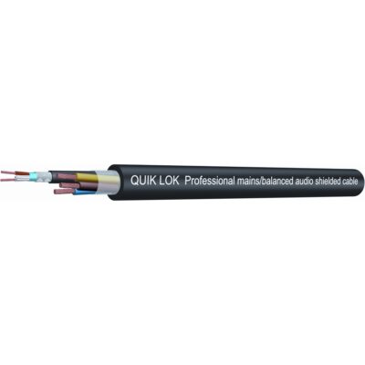 Quik Lok CA/896 BK Cavo per collegamento audio/rete