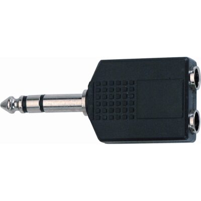 Quik Lok AD/76 Adattatore audio 2 Jack 6.3 F/Jack 6.3