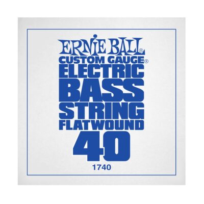Ernie Ball 1740 Steel Flatwound Bass .040