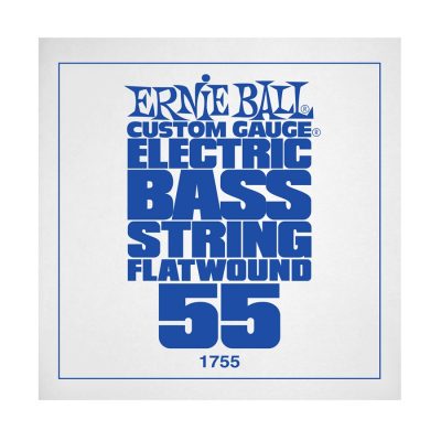 Ernie Ball 1755 Steel Flatwound Bass .055