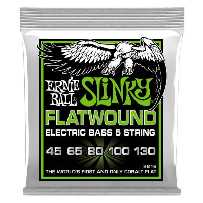 Ernie Ball 2816 Regular Slinky Flatwound 45-130