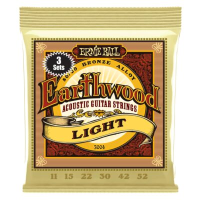 Ernie Ball 3004 Earthwood 80/20 Bronze Light 11-52 - 3 Mute