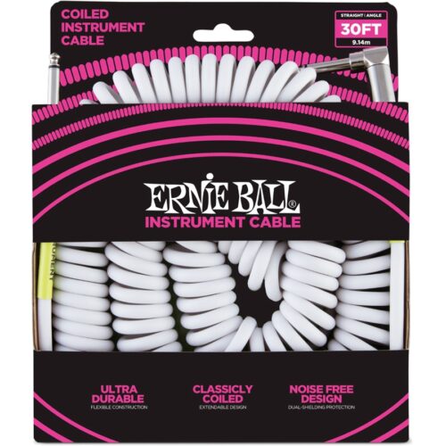 Ernie Ball 6045 Cavo Spirale White 9 m
