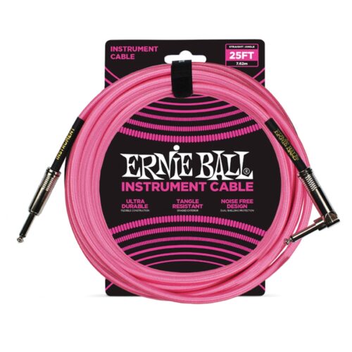 Ernie Ball 6065 Cavo Braided Neon Pink 7