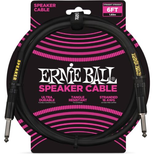 Ernie Ball 6072 Cavo Speaker Black 1