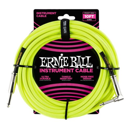 Ernie Ball 6080 Cavo Braided Neon Yellow 3