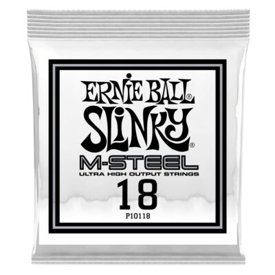 Ernie Ball 0118 M-Steel Reinforced Plain .018
