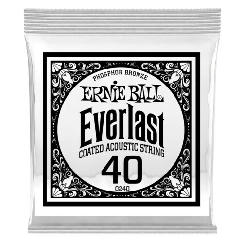 Ernie Ball 0240 Everlast Coated Phosphor Bronze .040