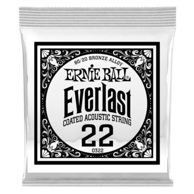 Ernie Ball 0322 Everlast Coated 80/20 Bronze .022