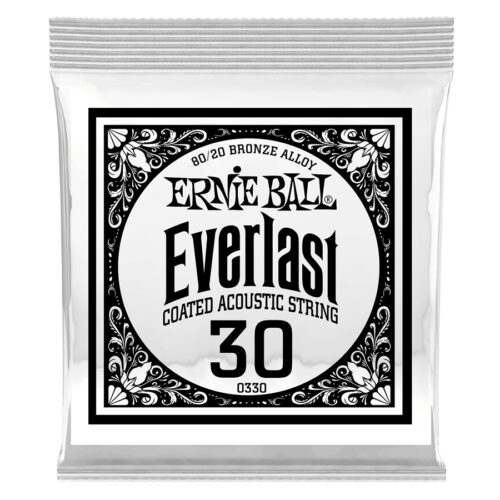 Ernie Ball 0330 Everlast Coated 80/20 Bronze .030