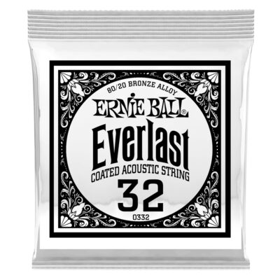 Ernie Ball 0332 Everlast Coated 80/20 Bronze .032