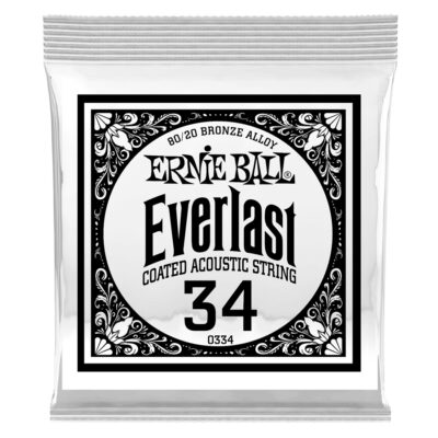 Ernie Ball 0334 Everlast Coated 80/20 Bronze .034