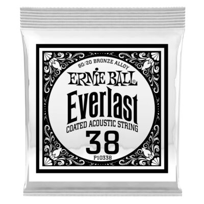 Ernie Ball 0338 Everlast Coated 80/20 Bronze .038