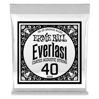 Ernie Ball 0340 Everlast Coated 80/20 Bronze .040