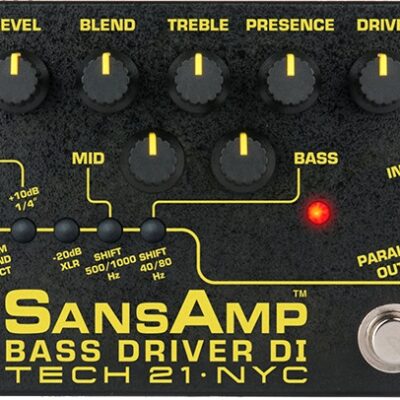 Tech21 SansAmp Bass Driver DI (v2) - preamplificatore a pedale per basso