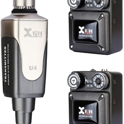 Xvive U4R2 IN-EAR MONITOR Sistema monitor wireless digitale a 2 ricevitori