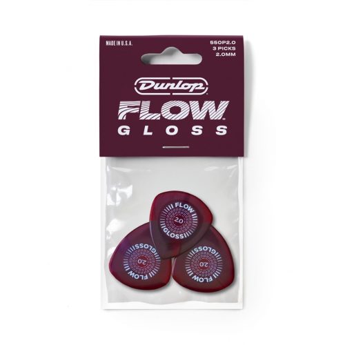 Dunlop 550P200 Flow Gloss 2.0mm 3/Player