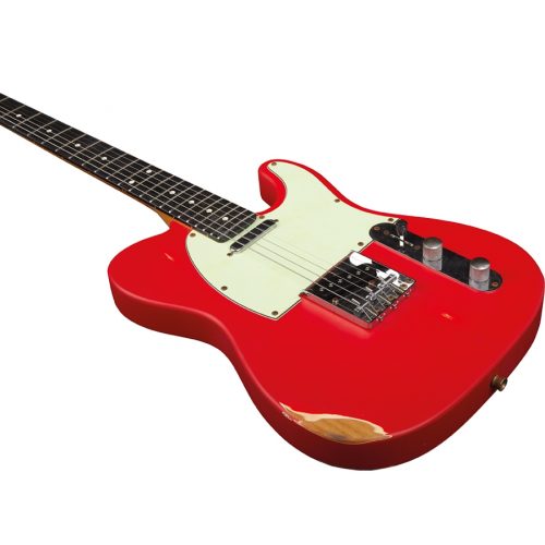 Eko Guitars VT-380 Relic Fiesta Red